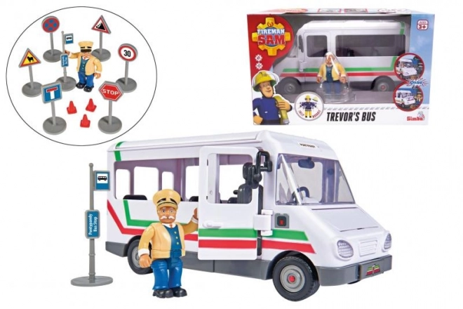Brandmand Sam Trevors interaktive bus