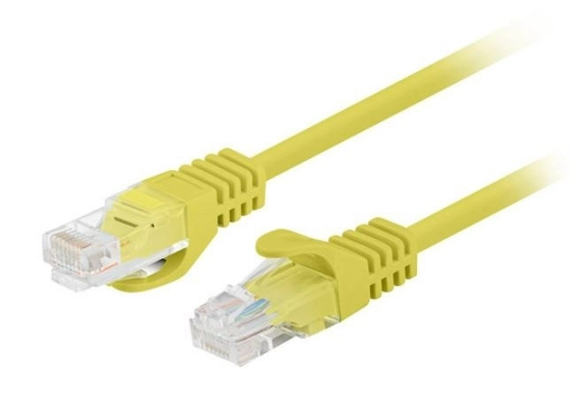 Gul patchcord kat. 5e UTP 3m 10 stk