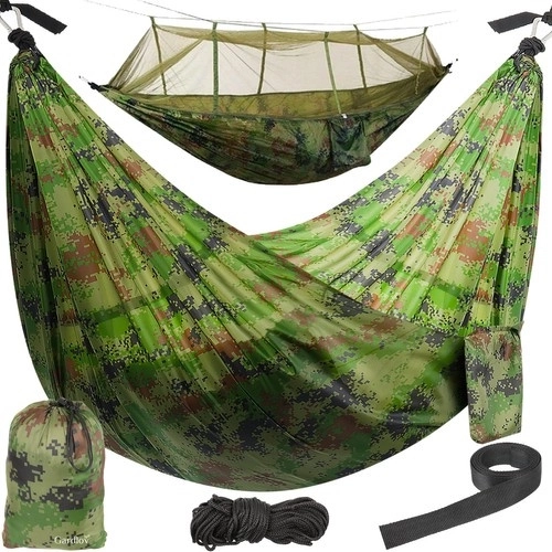 Turist hængekøje Santiago Army - 260 x 140 cm