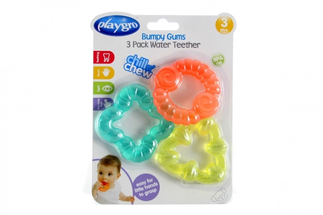 Playgro - Sæt af 3 kølige bideringe