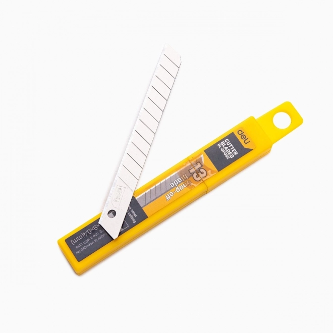 Kniv 9 mm 10 stk knivhoved Deli Tools EDL-DP092 (sølv)