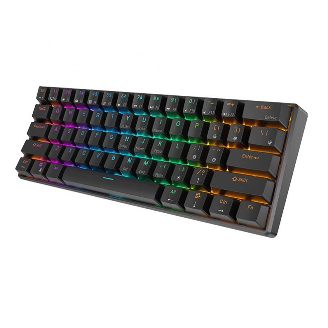 Mekanisk tastatur Royal Kludge RK61 RGB med røde kontakter