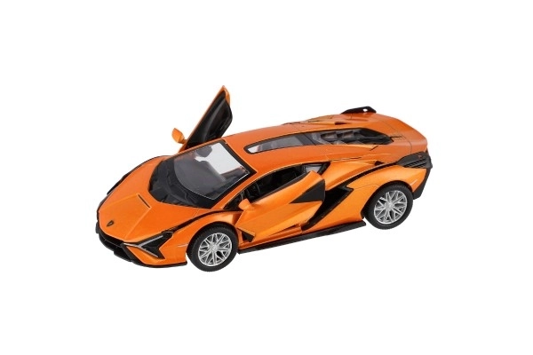 Auto Kinsmart Lamborghini Sián FKP 37 metal/plast 13cm mix farver