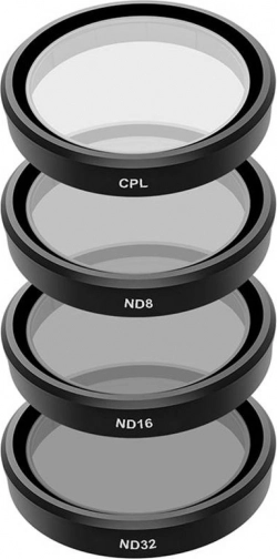 TELESIN CPL/ND8/ND16/ND32 filtersæt til DJI Osmo Action 4 og 3