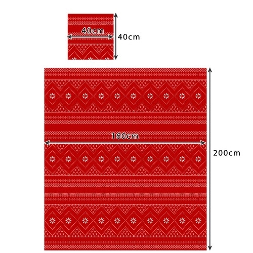 Tæppe 1,6x2m + 2x pudebetræk Ruhhy 22594
