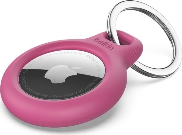 Sikker nøglering til Apple AirTag – Lyserød