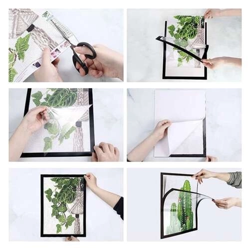 Magnetisk ramme 30x40cm- 2 stk. Malatec 23109