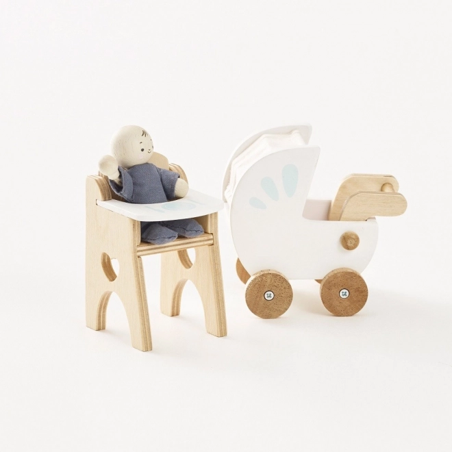 Le Toy Van Sæt baby med tilbehør