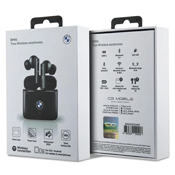 Bluetooth Hovedtelefoner TWS BMWSES20AMK sort