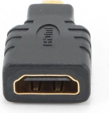 HDMI-adapter (hun) til Micro‑HDMI (han) med forgyldte kontakter