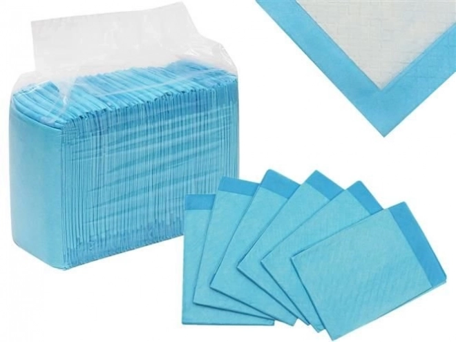 Absorberende hygiejnisk underlag til dyr 60 x 45 cm - 50 stykker