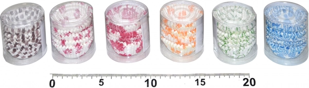 Farvede konditorforme 3 cm – 100 stk.