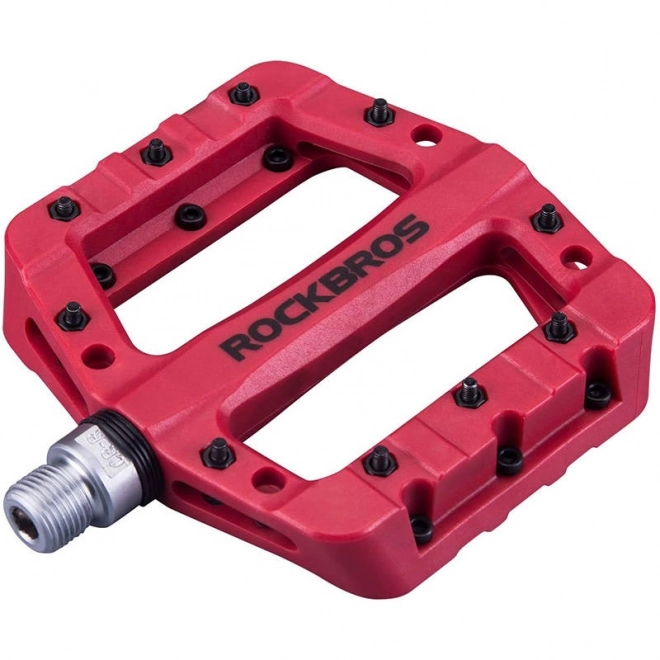 Pedaler til cykel, platform, nylon Rockbros 2017-12CRD (rød)