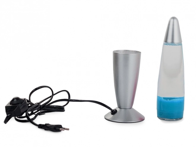 Lava natlys med voks lampe