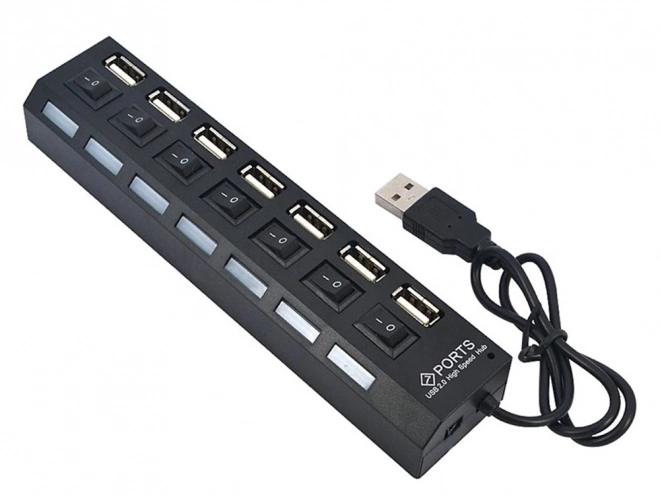 USB 7x 2.0 port hub