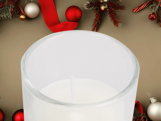 Dekorative julelys i glasudsmykning