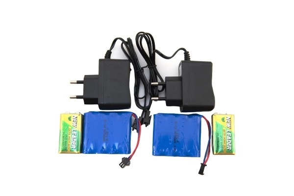 RC Tankkamp med genopladeligt batterisæt med lyd og lys 27MHz/40MHz