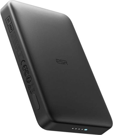 Magnetisk powerbank ESR Qi2 MagSlim 10.000 mAh sort
