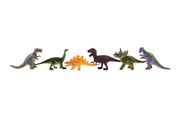Mini dinosaurer – plastikfigurer 6-7 cm, 12 stk