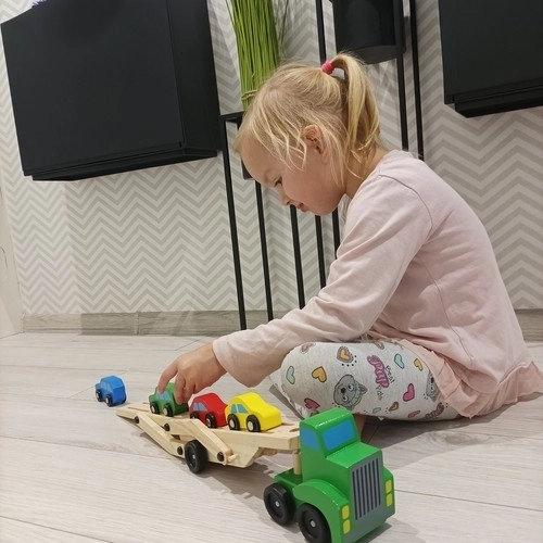 Tre6lastebil - trailer + se6t biler 22698