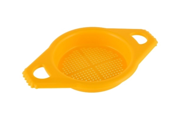 Flerfarvet plastik si til sand