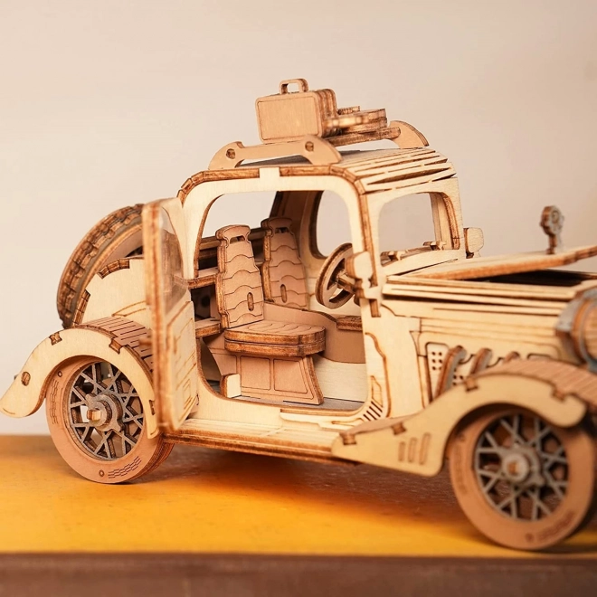 Vintage Automobil - moderne 3D træpuslespil