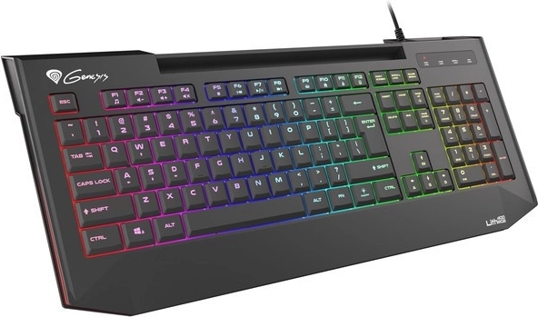 Gamingtastatur Genesis Lith 400 med RGB-belysning og X-Scissor saksafbrydere