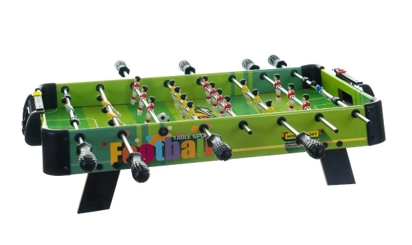Fodbold/Spil 71x36cm træ, metalstænger med tæller i kasse 67x7x36 cm