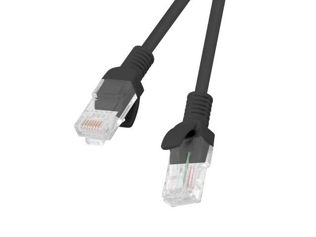 Patchcord kategori 6 10 m sort LANBERG