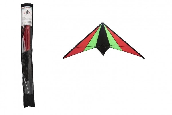 Farverig flyvedrage af nylon 130x65 cm