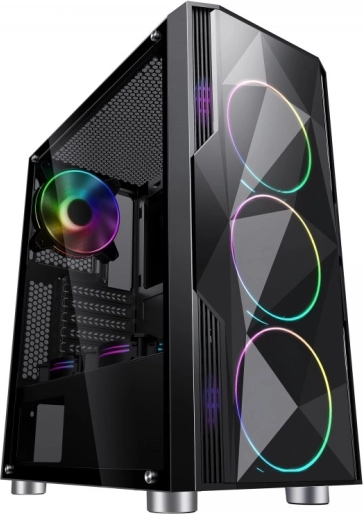 Gaming PC-kabinet MS Fighter V315 sort