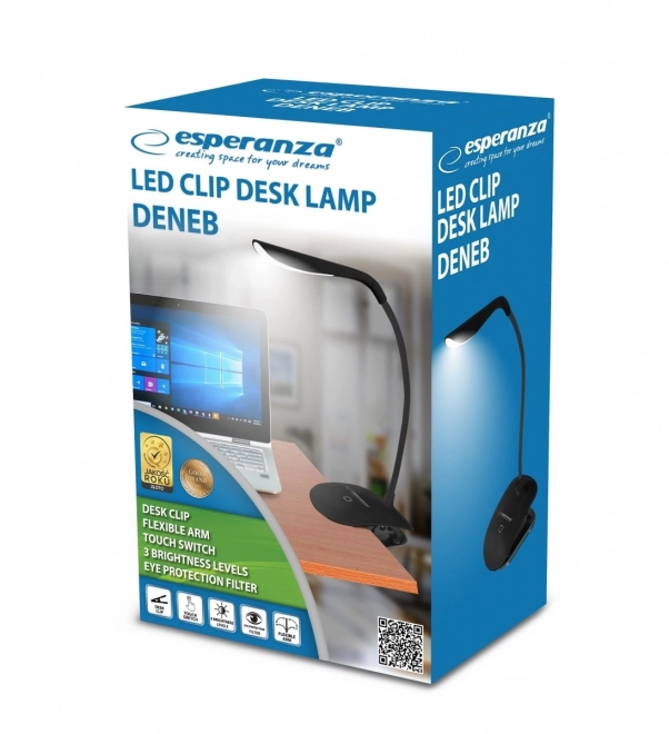 Deneb LED bordlampe sort