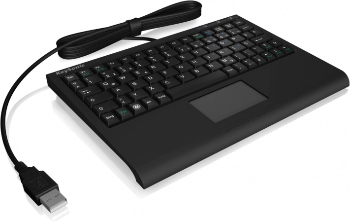 Mini-tastatur med touchpad USB