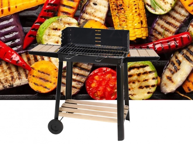 Stor havegrill til trækul