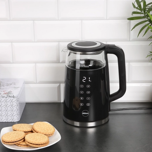 Touchbetjening og temperaturhold i op til 2 timer