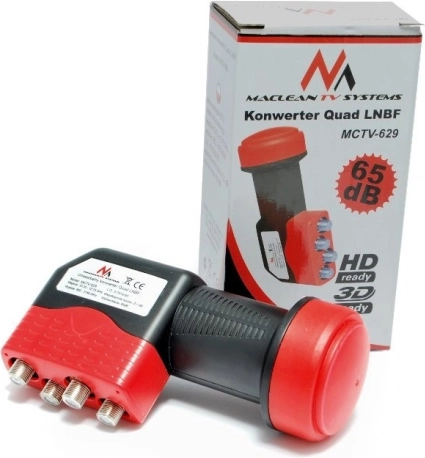 satellitkonverter quad 65 dB MCTV-629
