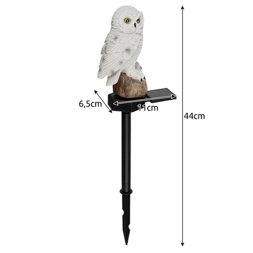 Solcellehave lampe - ugle Gardlov 23847