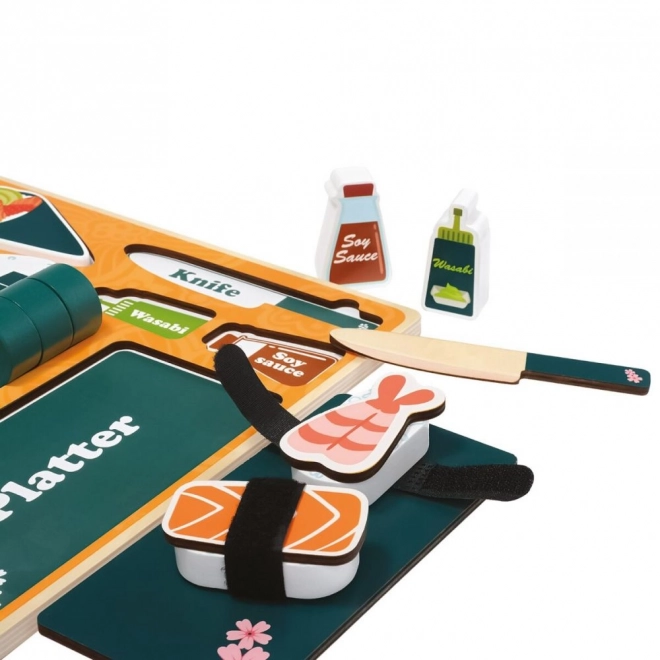 Træ 3D puslespil Sushi bar fra Bino