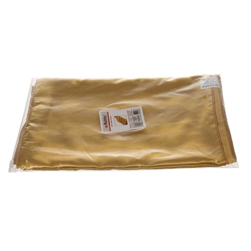 Guld satin løber til bord 900x36 cm
