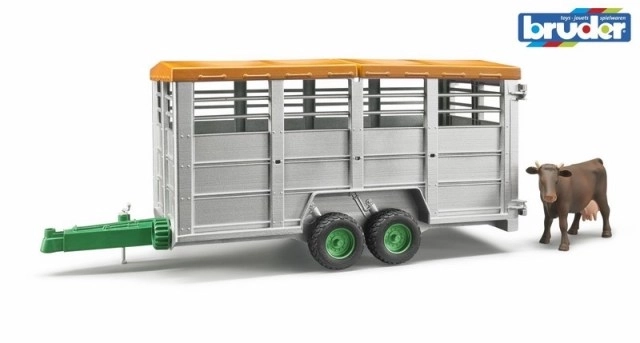 Bruder Dyretransport med kofigur