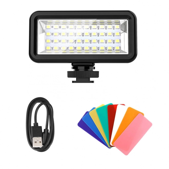 Dykker vandtæt lys Puluz LED 40m (sort)