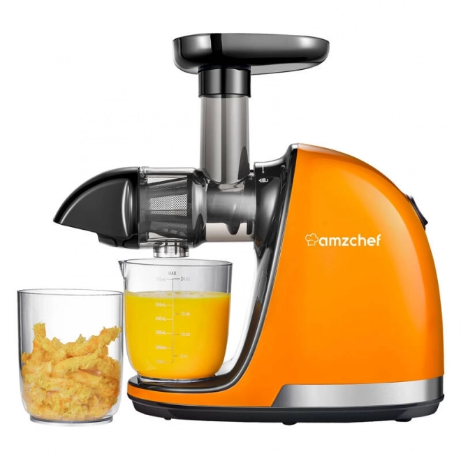 Langsom saftpresser AMZCHEF orange