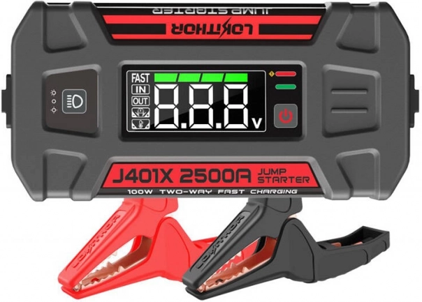 Powerbank og starthjælp LOKITHOR J401X 12 V, 2500 A, 74 Wh