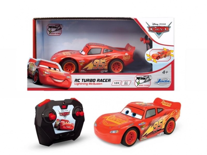 RC Biler 3 Blesk McQueen Turbo Racer 1:24 17cm