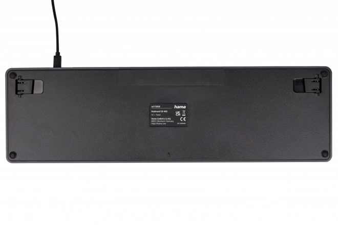 Hama CK-400 kabletastatur sort-grå