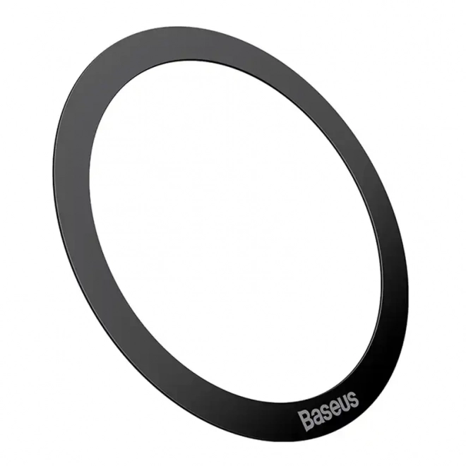 Baseus Halo Magnetisk ring til telefoner, MagSafe (sort)