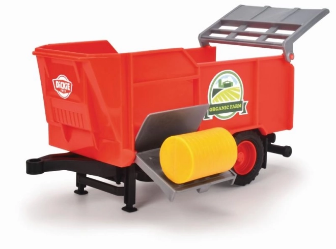 Gård med traktor og tilbehør
