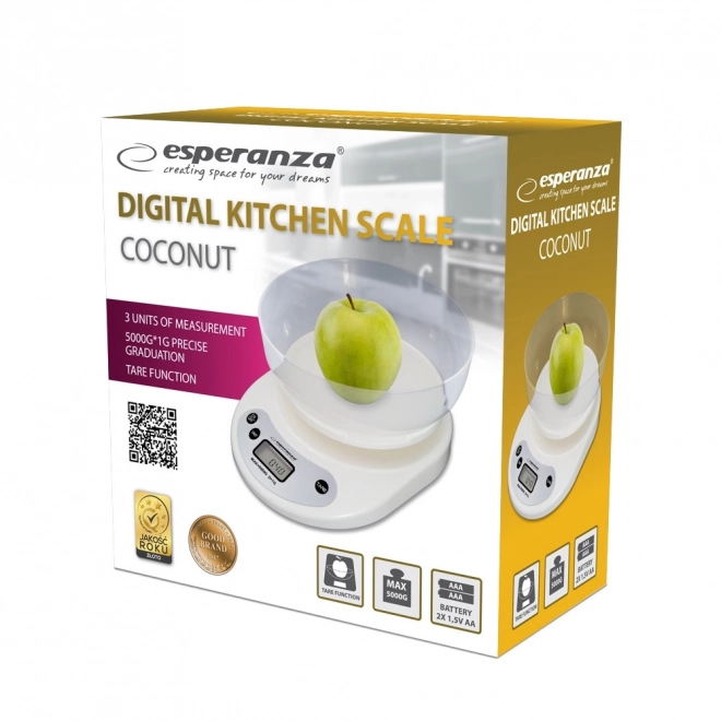 Køkkenvægt med skål Coconut
