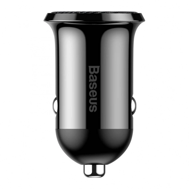 biloplader Baseus Grain Pro 2x USB sort