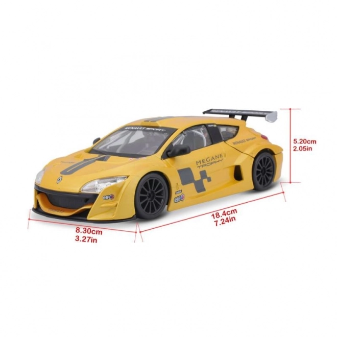 Bburago 1:24 Renault Mégane Trophy Metalisk Gul 18-22115